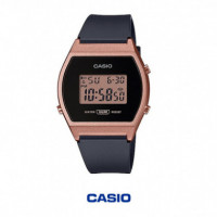 Casio LW-204-1A Reloj Digital Mujer - Esfera Negra - Correa de Resina Negra