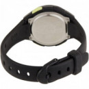 CASIO LW-203-1BV Reloj Digital Mujer - Esfera Gris - Correa de Resina Negra - 50M