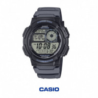 CASIO AE-1000W-8AV Reloj Digital Hombre - World Time - 100M - Batería 10 Años