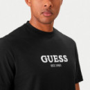 Camiseta Logo Contrast  GUESS