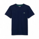 Camiseta Deportiva Gráfica con Cocodrilo Ultra-dry  LACOSTE