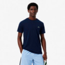 Camiseta Deportiva Gráfica con Cocodrilo Ultra-dry  LACOSTE