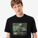 Camiseta de Algodón Estampada  LACOSTE