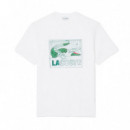 Camiseta de Algodón Estampada  LACOSTE