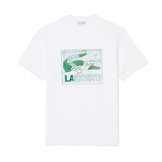 Camiseta de Algodón Estampada  LACOSTE