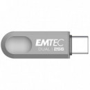 Pendrive USB Dual 3.2 256GB Usb-c y Usb-a EMTEC
