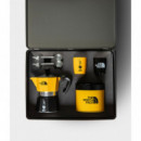 Set Cafetera 3 Tazas Bialetti+lata CAFÉ+2 TAZAS+2 Cucharas North Face  BIALETTI