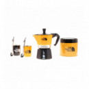 Set Cafetera 3 Tazas Bialetti+lata CAFÉ+2 TAZAS+2 Cucharas North Face  BIALETTI