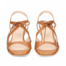 Sandalia Acordonada Piel Cuero  LODI