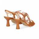 Sandalia Acordonada Piel Cuero  LODI