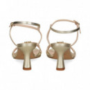 Sandalia Tiritas Platino  LODI