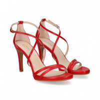 Empeine Cruzado 2 Tiras Rojo  LODI