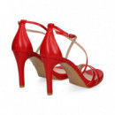 Empeine Cruzado 2 Tiras Rojo  LODI