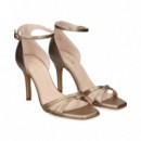 Sandalia Gilda + Pala Cruzada Platino  LODI