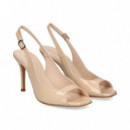 Sandalia Lados Cerrado Beige  LODI