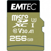 MEMORIA MICRO SD 256GB EMTEC SPEEDIN PRO C10 + ADA