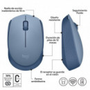 RATON LOGITECH M171 WIRELESS BLUE
