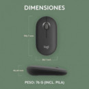 RATON LOGITECH PEBBLE 2 M350S WIRELESS BLACK
