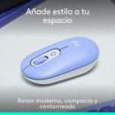 RATON LOGITECH POP MOUSE WIRELESS BLUETOOTH PURPLE
