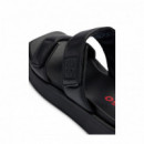 HUGO Sandalias Negras 50517329-1