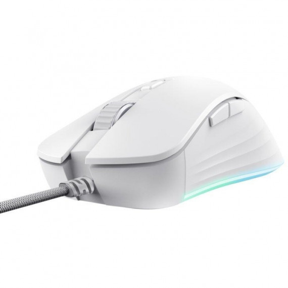 RATON TRUST GAMING GXT 924 YBAR RGB USB 25K DPI WH