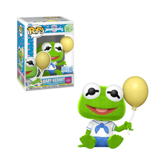 FUNKO Pop Rana Gustavo Kermit Muppets Disney Flocked 1455