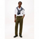 Knit Pique Featherweight Shirt White  TOMMY HILFIGER