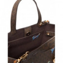 Sm Conv Cinched Tote Brn/acorn  MICHAEL KORS