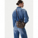 Sm Conv Cinched Tote Brn/acorn  MICHAEL KORS