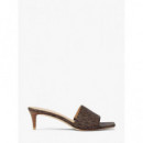 Elyse Mule Sandal Brown  MICHAEL KORS