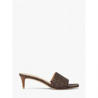 Elyse Mule Sandal Brown  MICHAEL KORS