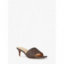 Elyse Mule Sandal Brown  MICHAEL KORS