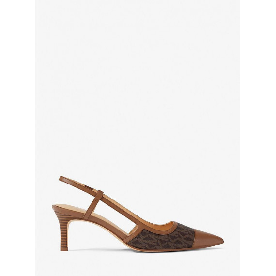 Alora Toe Cap Mid Sling Brown  MICHAEL KORS