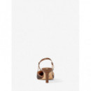 Alora Toe Cap Mid Sling Brown  MICHAEL KORS