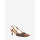 Alora Toe Cap Mid Sling Brown  MICHAEL KORS