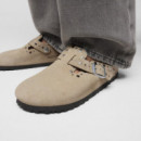 Calzado Zuecos BIRKENSTOCK Boston Rivets ante Taupe