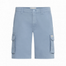 Bermudas BLEND Cargo Morgan Faded Denim