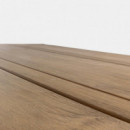 Mesa de Exterior Marbella 198X100 Blanco y Madera Terrazza Collection®  TERRAZZA COLLECTION