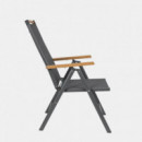 Sillón Plegable Reclinable Niagara Antracita Terrazza Collection®  TERRAZZA COLLECTION