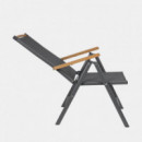 Sillón Plegable Reclinable Niagara Antracita Terrazza Collection®  TERRAZZA COLLECTION