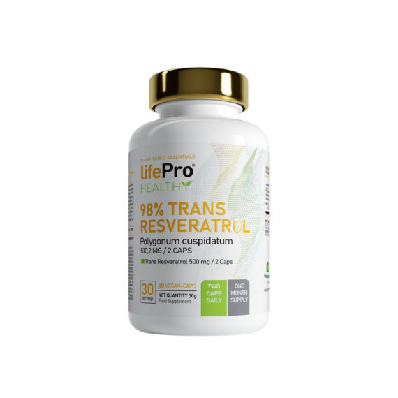 Trans Resveratrol 98% LIFE PRO - 60 Caps