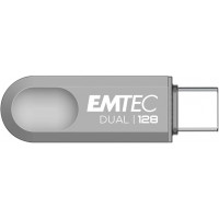 Pendrive USB Dual 3.2 128GB Usb-c y Usb-a EMTEC
