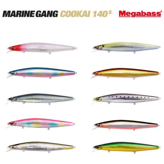 Señuelo MEGABASS Marine Gang Cookai 140S