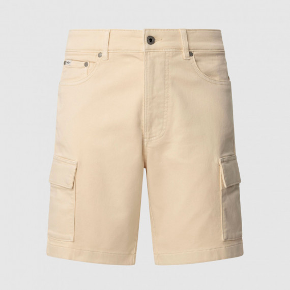 PEPE JEANS Shorts Gymdigo Five Pockets Cargo Blancos PM801177-804