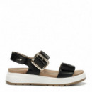 FLUCHOS Sandalias Street Negras F2166-TIBET Negro