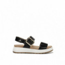 FLUCHOS Sandalias Street Negras F2166-TIBET Negro