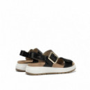 FLUCHOS Sandalias Street Negras F2166-TIBET Negro