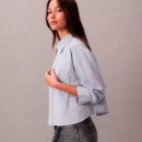 Camisa Solid Boxy Cropped  CALVIN KLEIN
