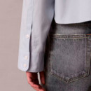 Camisa Solid Boxy Cropped  CALVIN KLEIN