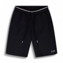 Pantalones Cortos Regular Fit de Mezcla de Algodón Interlock con Logotipo  ANTONY MORATO